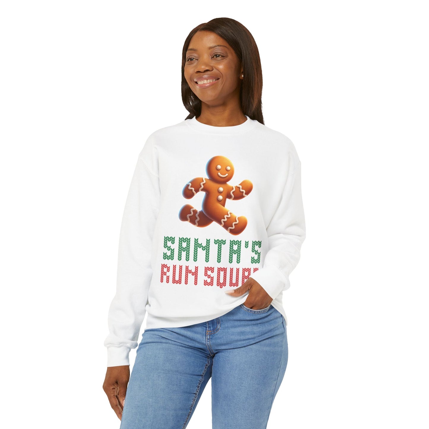 Santa's Run Squad - Unisex Crewneck Sweatshirt - Forward Gear Athletics