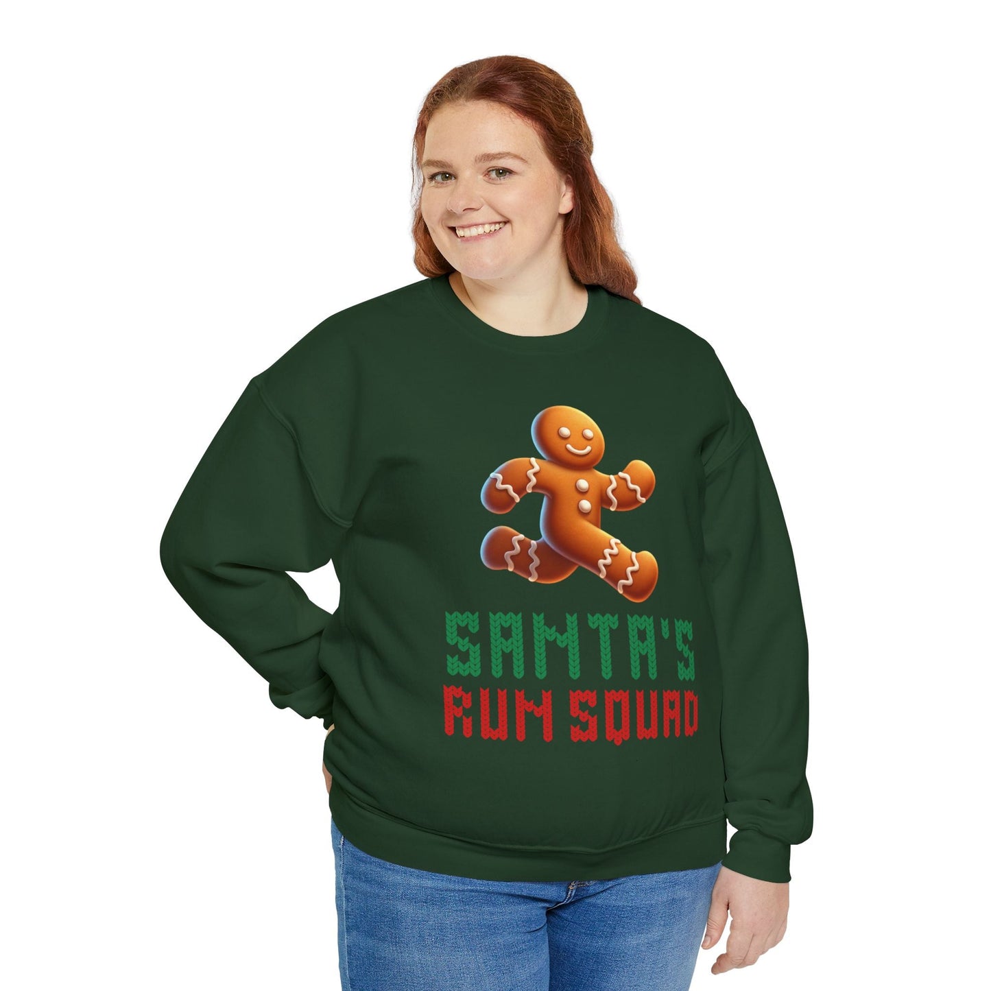 Santa's Run Squad - Unisex Crewneck Sweatshirt - Forward Gear Athletics