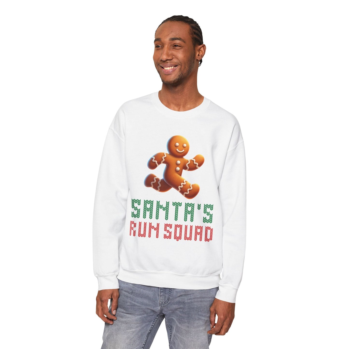 Santa's Run Squad - Unisex Crewneck Sweatshirt - Forward Gear Athletics