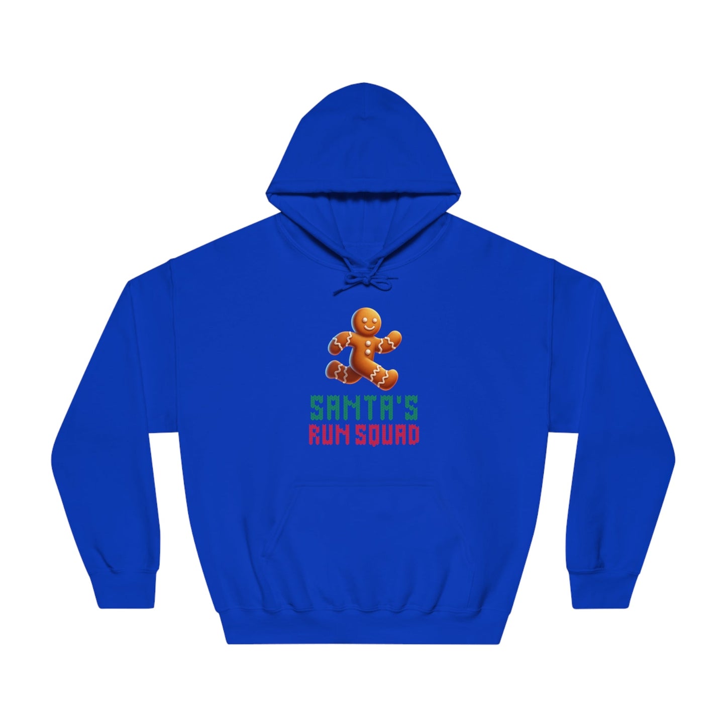 Santa's Run Squad - Unisex DryBlend Hooded Sweatshirt - Forward Gear Athletics