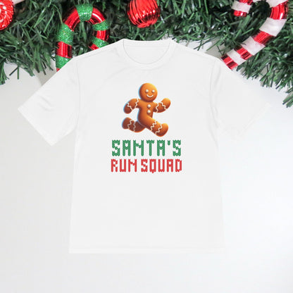 Santa's Run Squad - Unisex Moisture Wicking Tee - Forward Gear Athletics