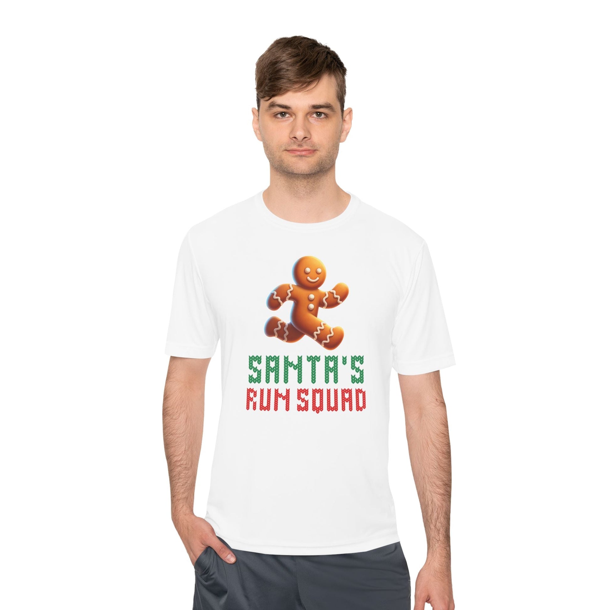 Santa's Run Squad - Unisex Moisture Wicking Tee - Forward Gear Athletics