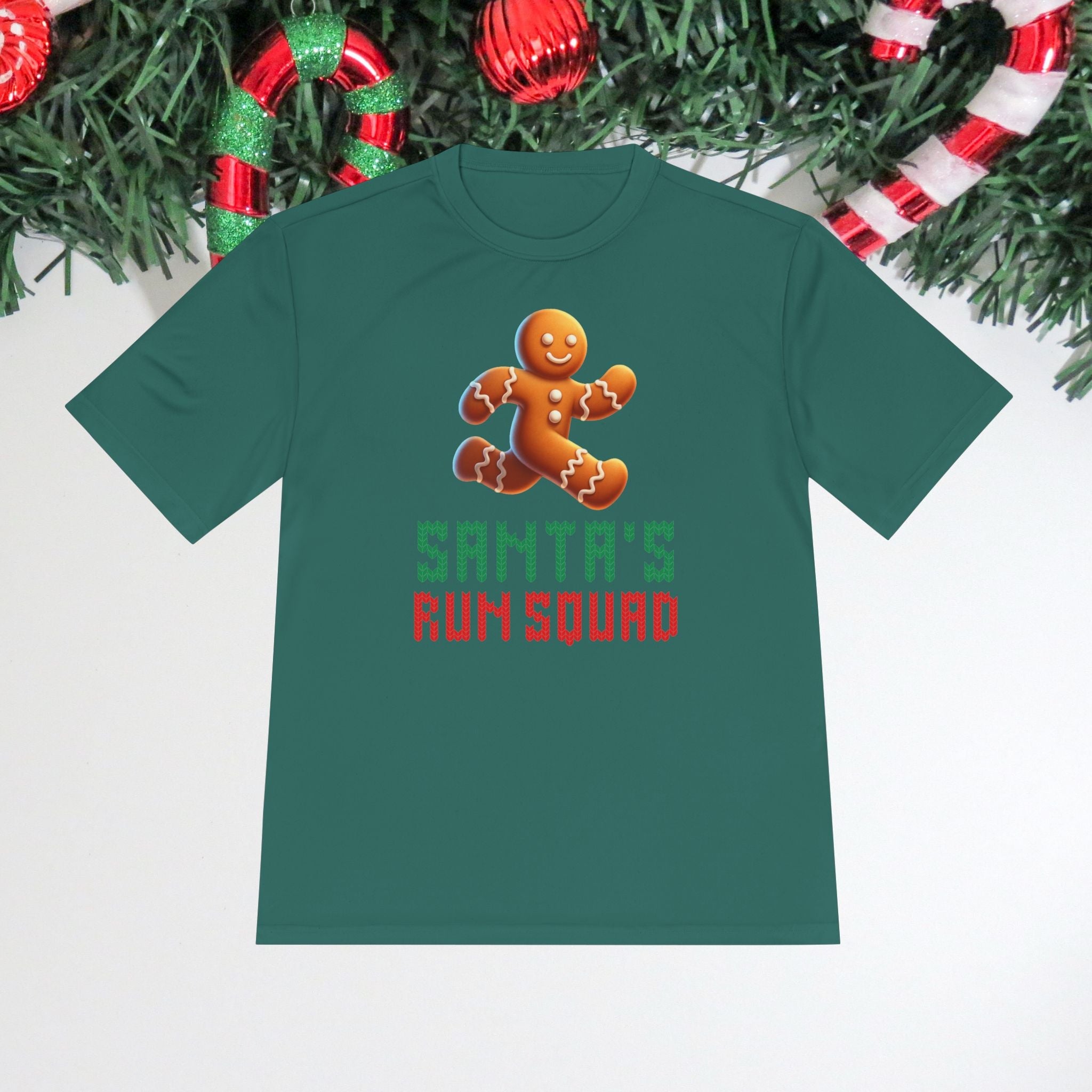 Santa's Run Squad - Unisex Moisture Wicking Tee - Forward Gear Athletics