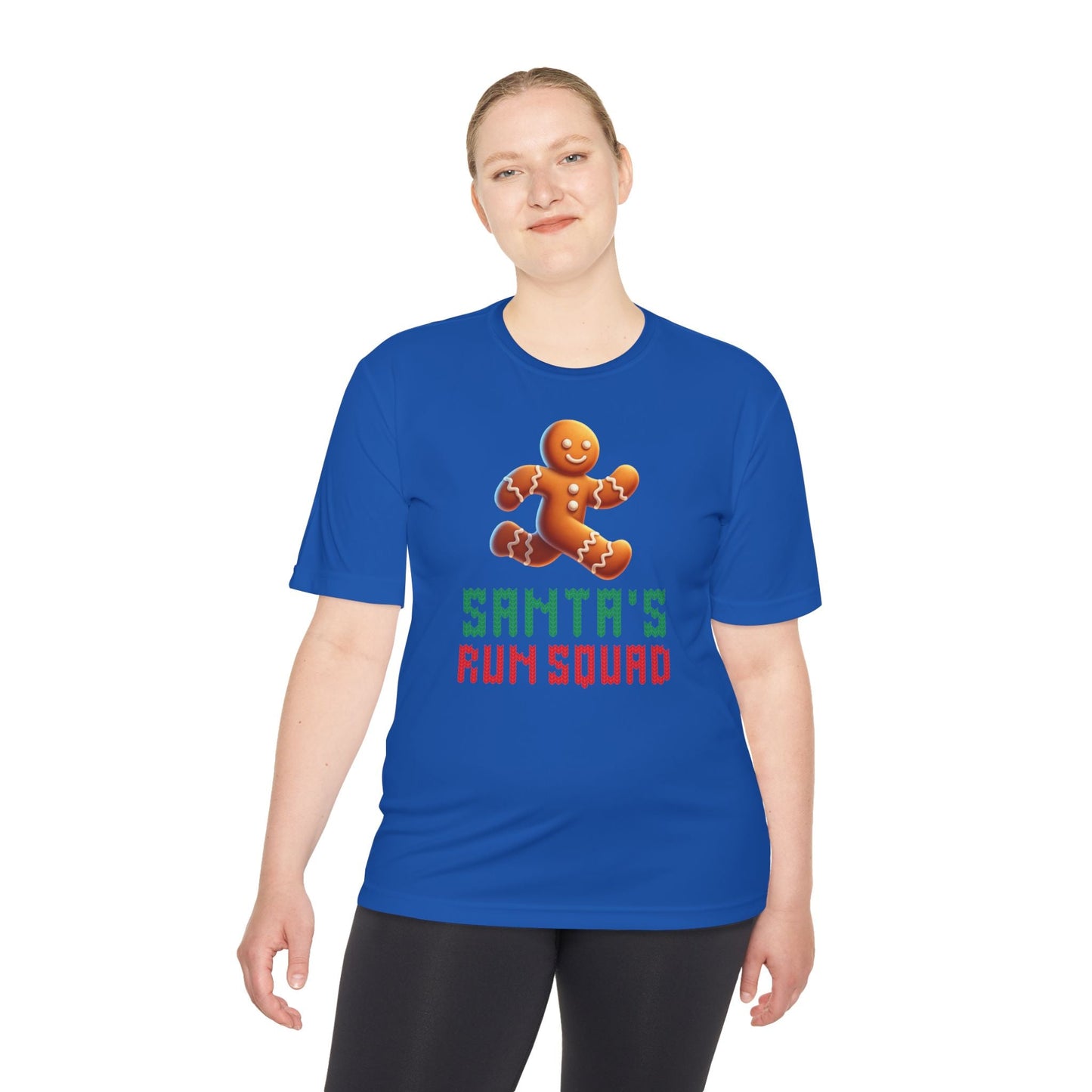 Santa's Run Squad - Unisex Moisture Wicking Tee - Forward Gear Athletics