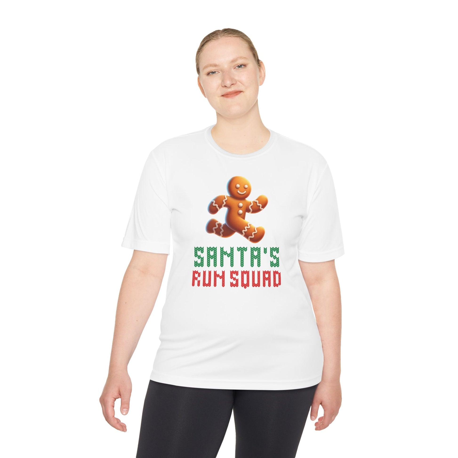 Santa's Run Squad - Unisex Moisture Wicking Tee - Forward Gear Athletics