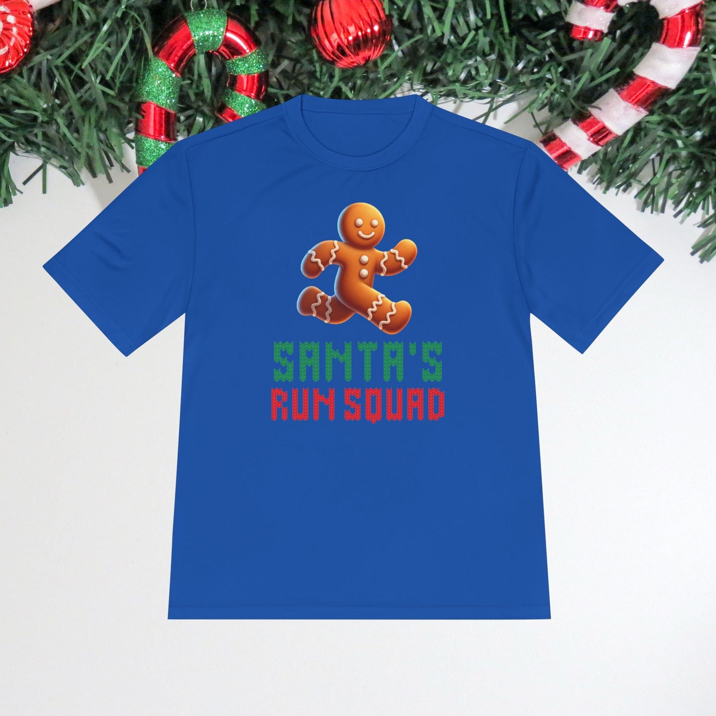 Santa's Run Squad - Unisex Moisture Wicking Tee - Forward Gear Athletics