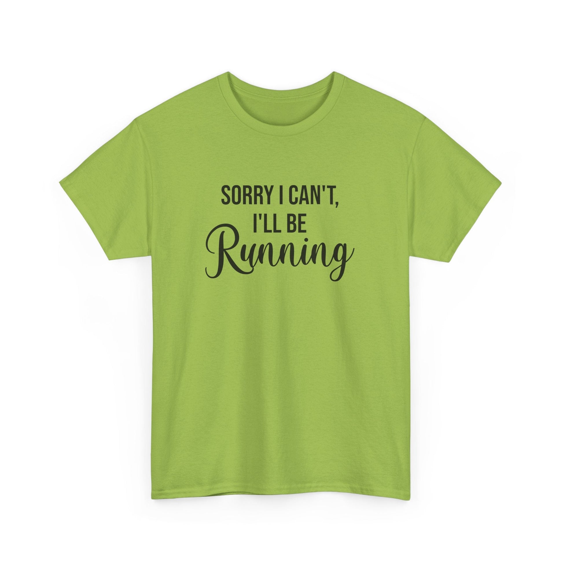 Sorry, I can't, I'll be Running (Black print) - Unisex - Forward Gear Athletics