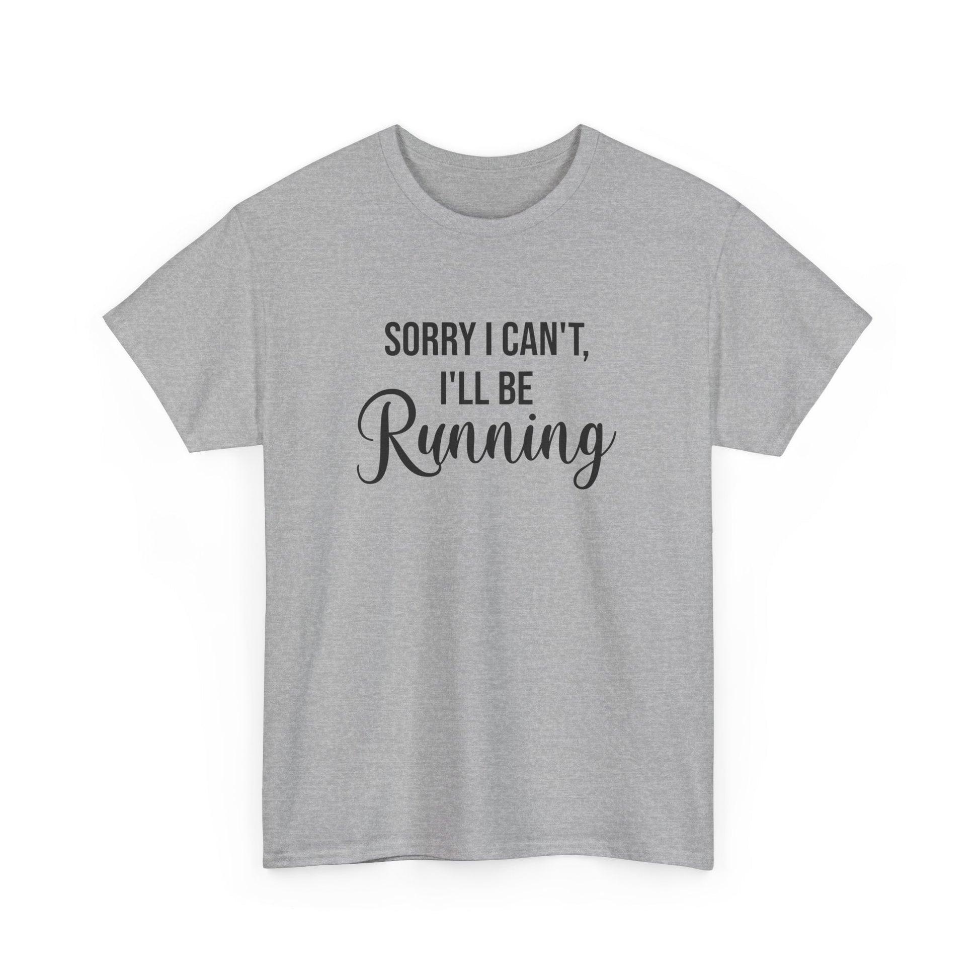 Sorry, I can't, I'll be Running (Black print) - Unisex - Forward Gear Athletics