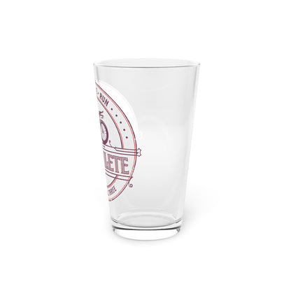 Swim Bike Run - Decent at All Three - Pint Glass, 16oz - Forward Gear Athletics