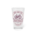 Swim Bike Run - Master of All Three - Pint Glass, 16oz - Forward Gear Athletics