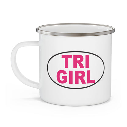 Tri Girl - Enamel Camping Mug - Forward Gear Athletics