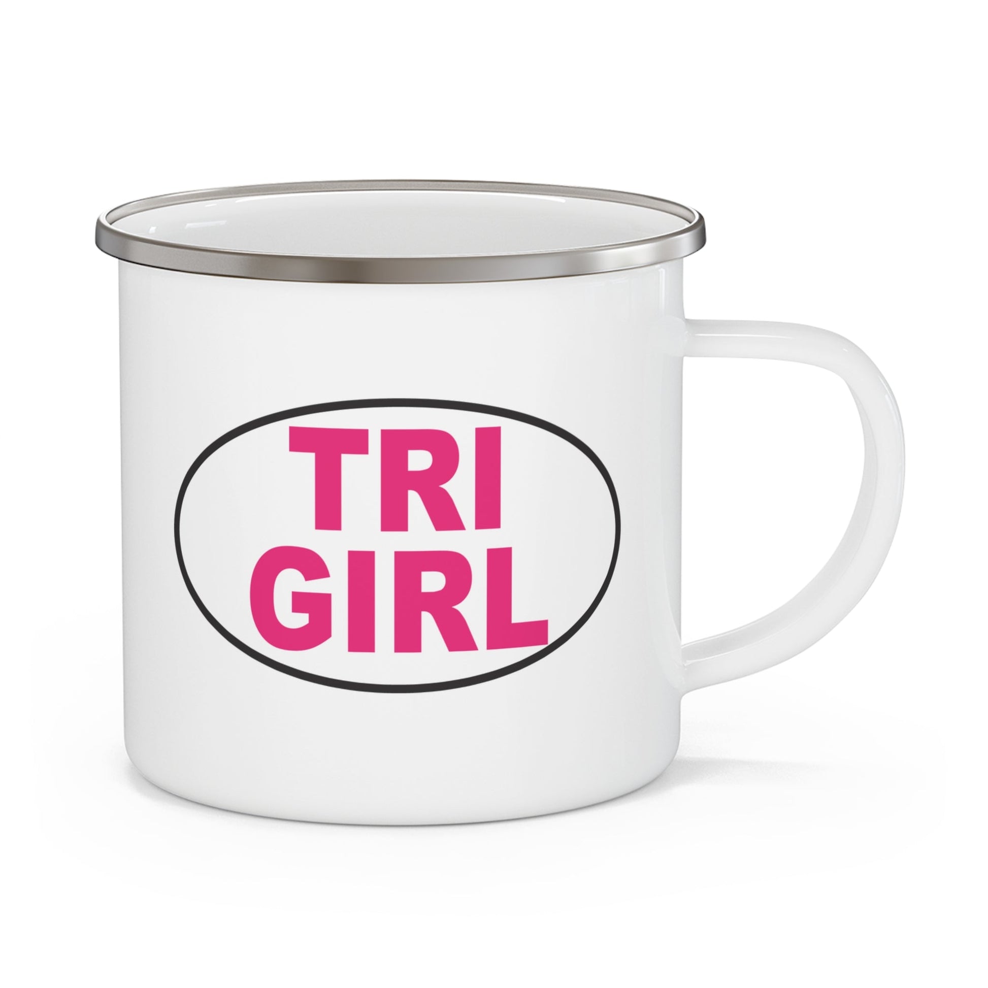 Tri Girl - Enamel Camping Mug - Forward Gear Athletics