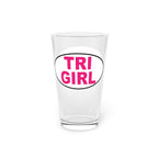 Tri Girl - Pint Glass, 16oz - Forward Gear Athletics