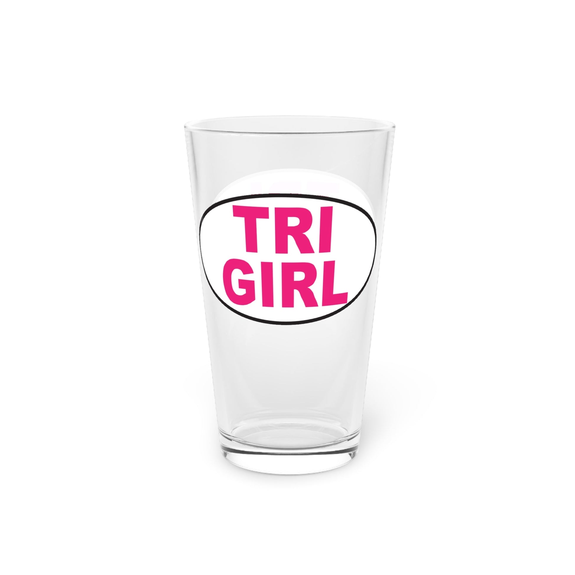 Tri Girl - Pint Glass, 16oz - Forward Gear Athletics