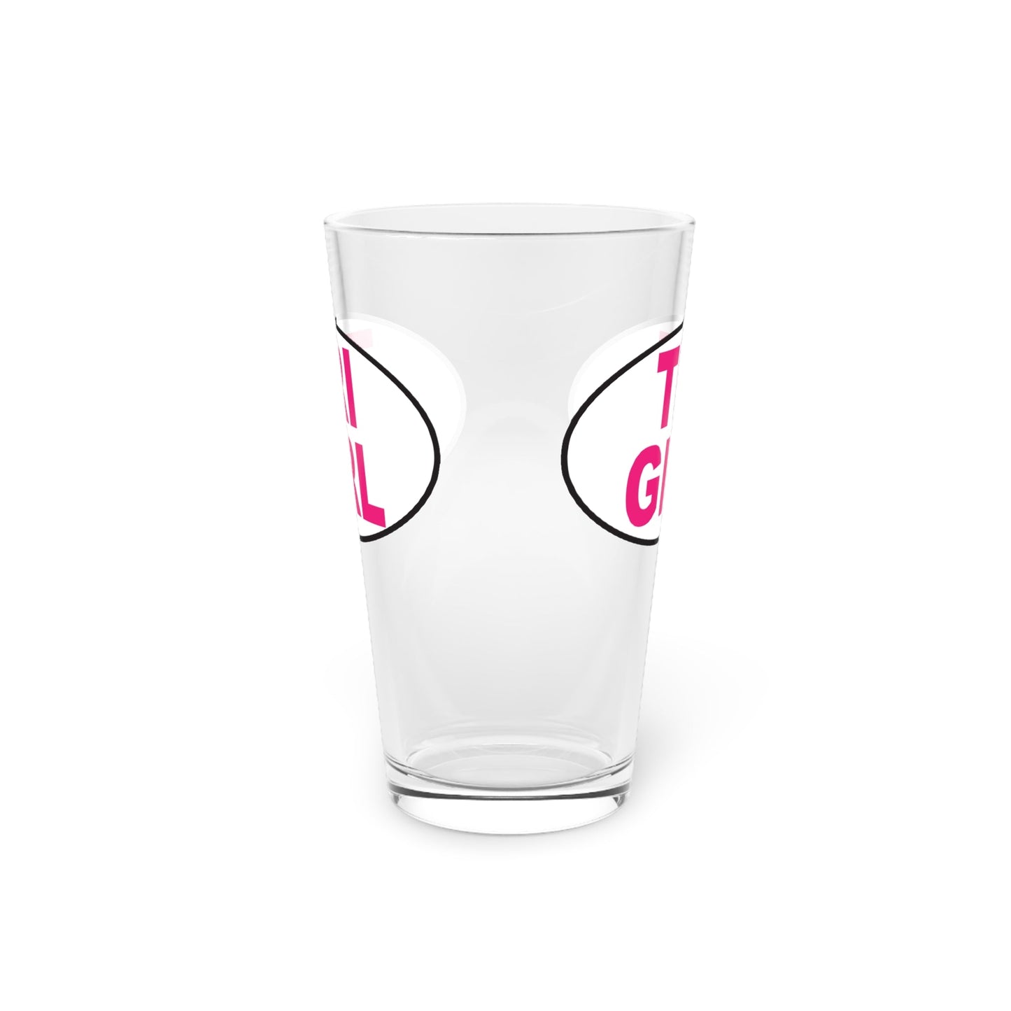 Tri Girl - Pint Glass, 16oz - Forward Gear Athletics