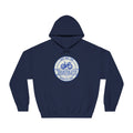 Triathlete - Decent at All Three (Blue) - DryBlend® Hooded Sweatshirt - Forward Gear Athletics