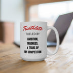 Triathlete Fueled By Tears and More - Ceramic Mug 150z - Forward Gear Athletics
