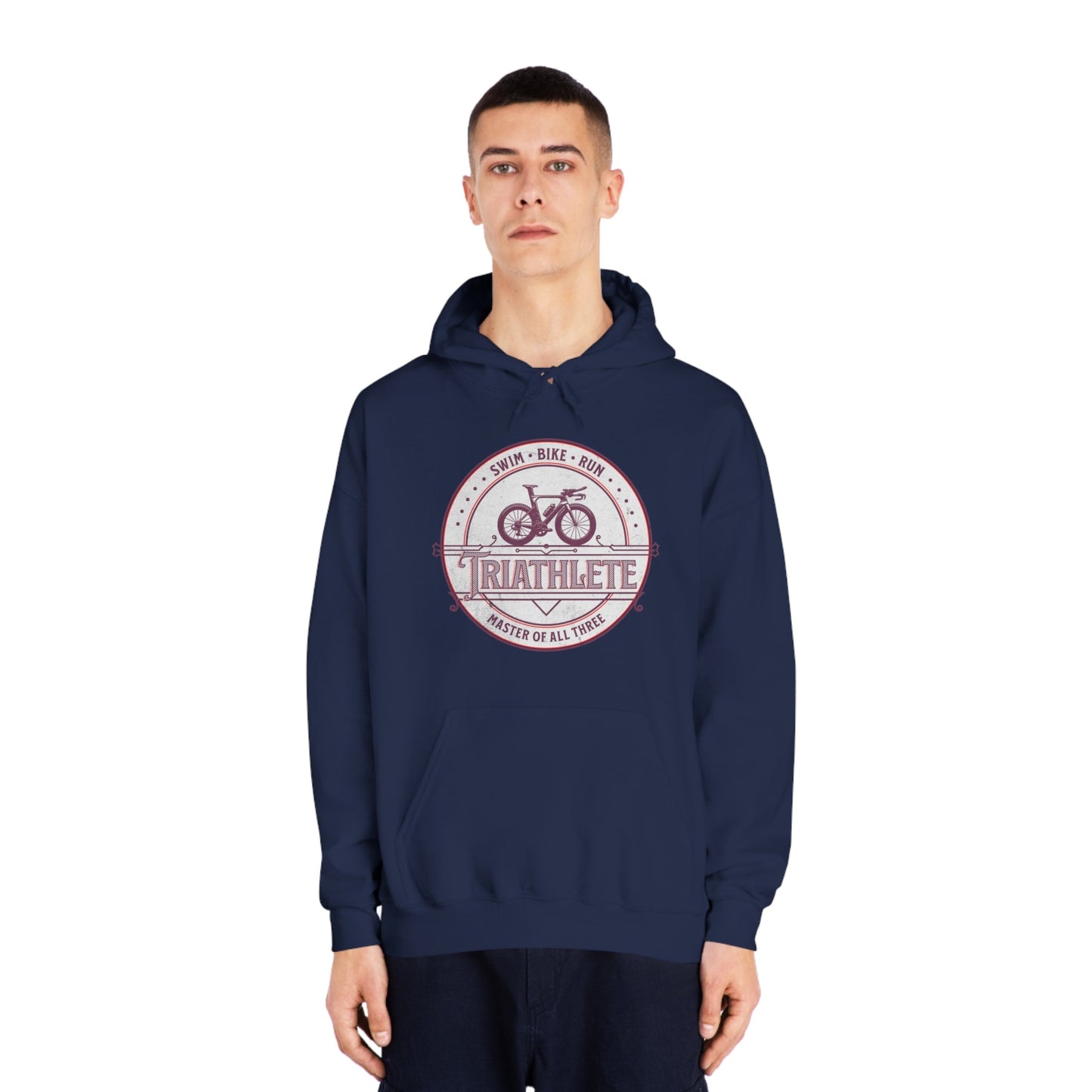 Triathlete - Master of All Three - DryBlend® Hooded Sweatshirt - Forward Gear Athletics