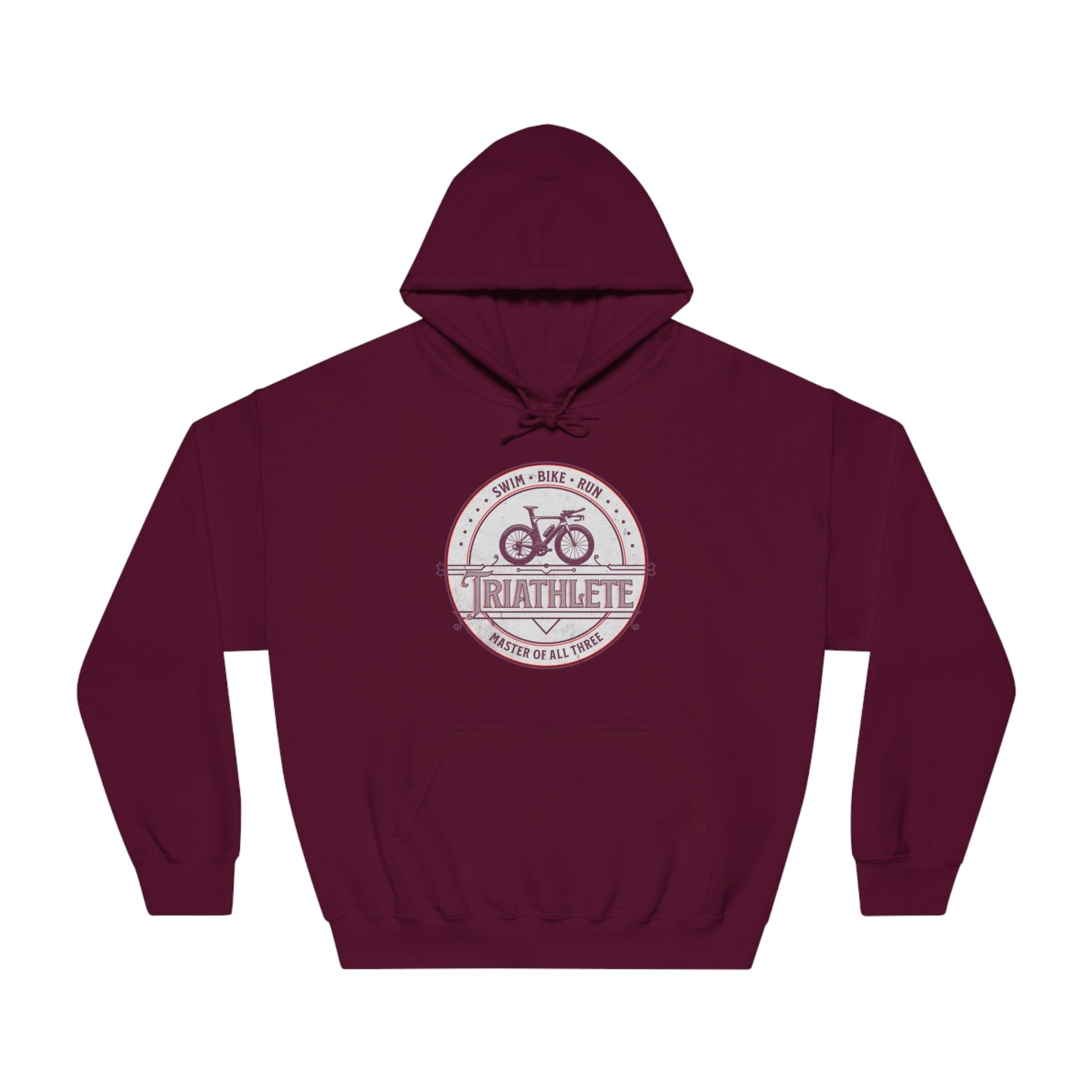 Triathlete - Master of All Three - DryBlend® Hooded Sweatshirt - Forward Gear Athletics