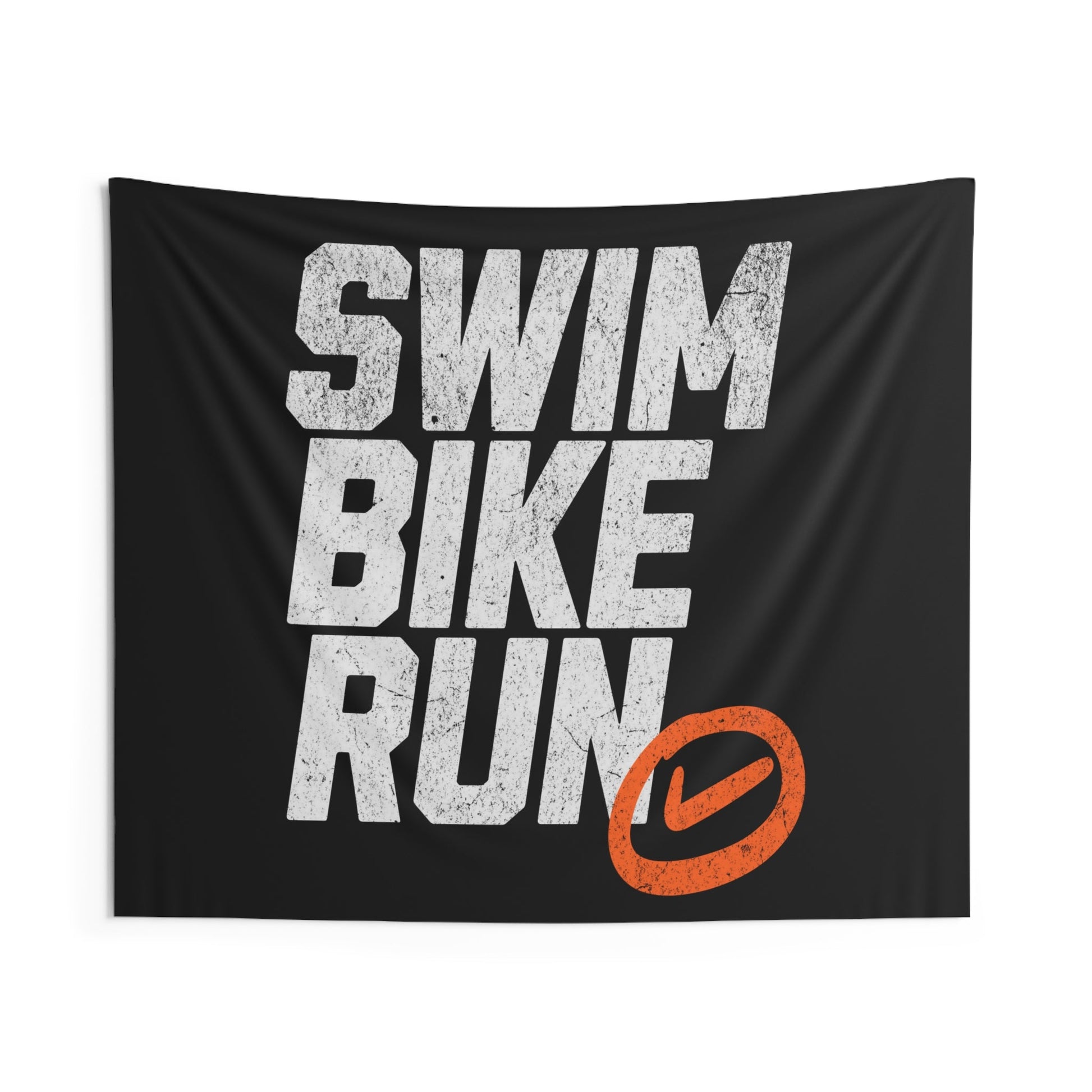 Triathlon Indoor Wall Tapestries - Swim Bike Run Design - Forward Gear Athletics