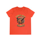 Turkey Trot Champion - Dabbing Turkey - Ladies Competitor Tee - Forward Gear Athletics