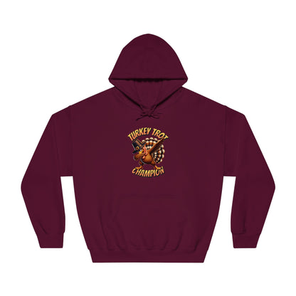 Turkey Trot Champion - Dabbing Turkey - Unisex DryBlend® Hooded Sweatshirt - Forward Gear Athletics