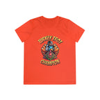 Turkey Trot Champion - Headphone Turkey - Ladies Competitor Tee - Forward Gear Athletics