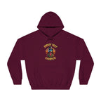 Turkey Trot Champion - Headphone Turkey - Unisex DryBlend® Hooded Sweatshirt - Forward Gear Athletics