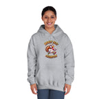Turkey Trot Champion - Sprinting Turkey - Unisex DryBlend® Hooded Sweatshirt - Forward Gear Athletics