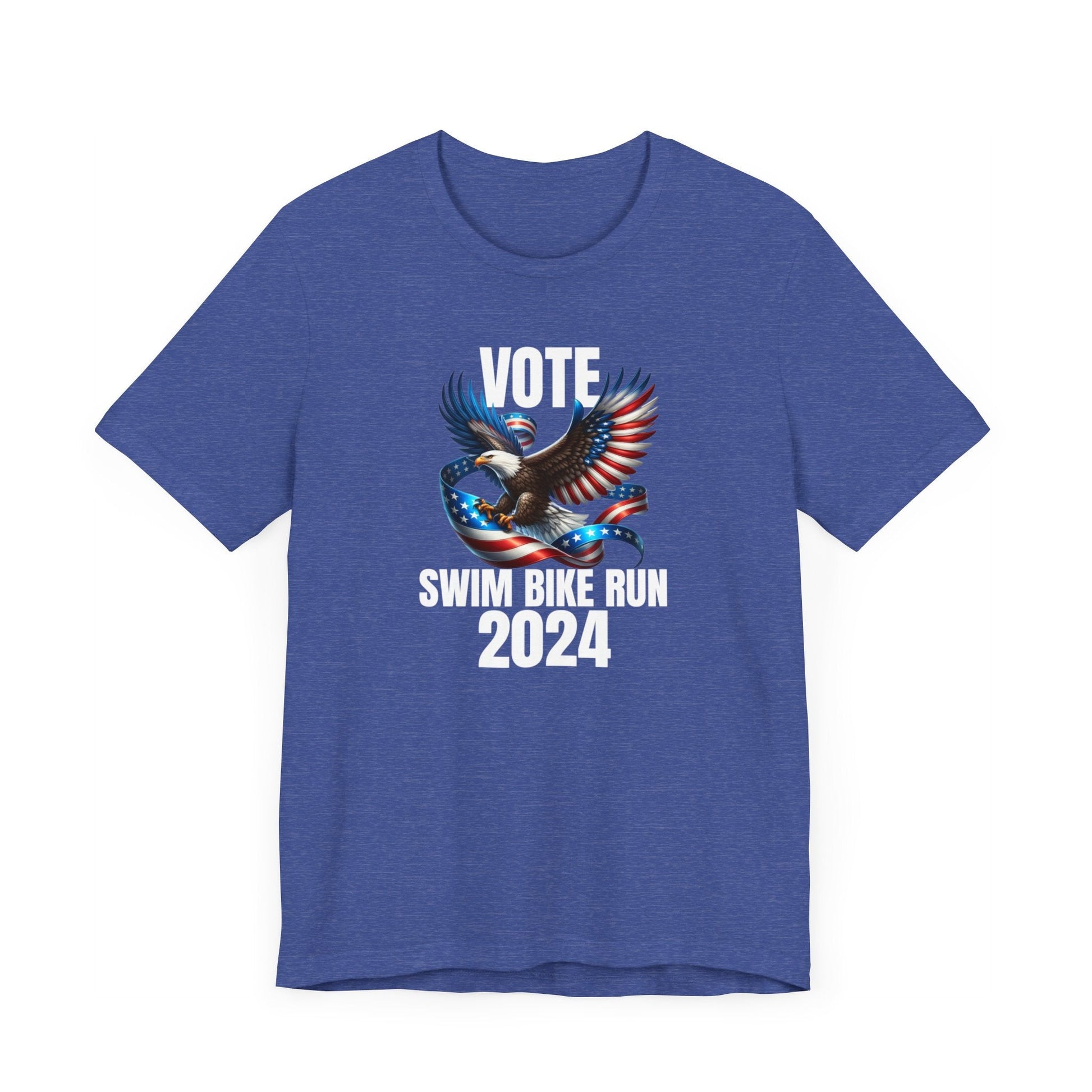 Vote 2024 Swim Bike Run - Unisex Tee - Forward Gear Athletics