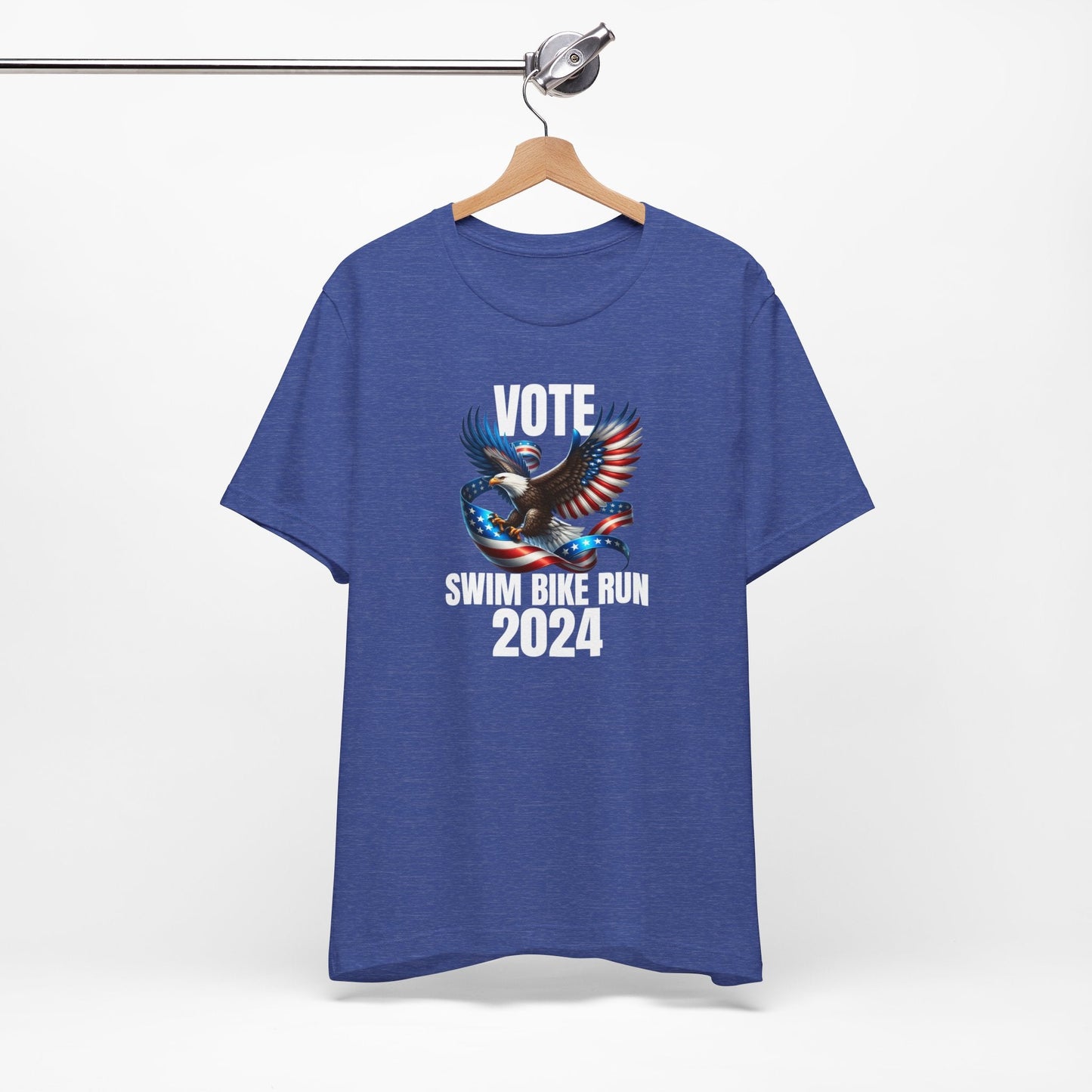 Vote 2024 Swim Bike Run - Unisex Tee - Forward Gear Athletics