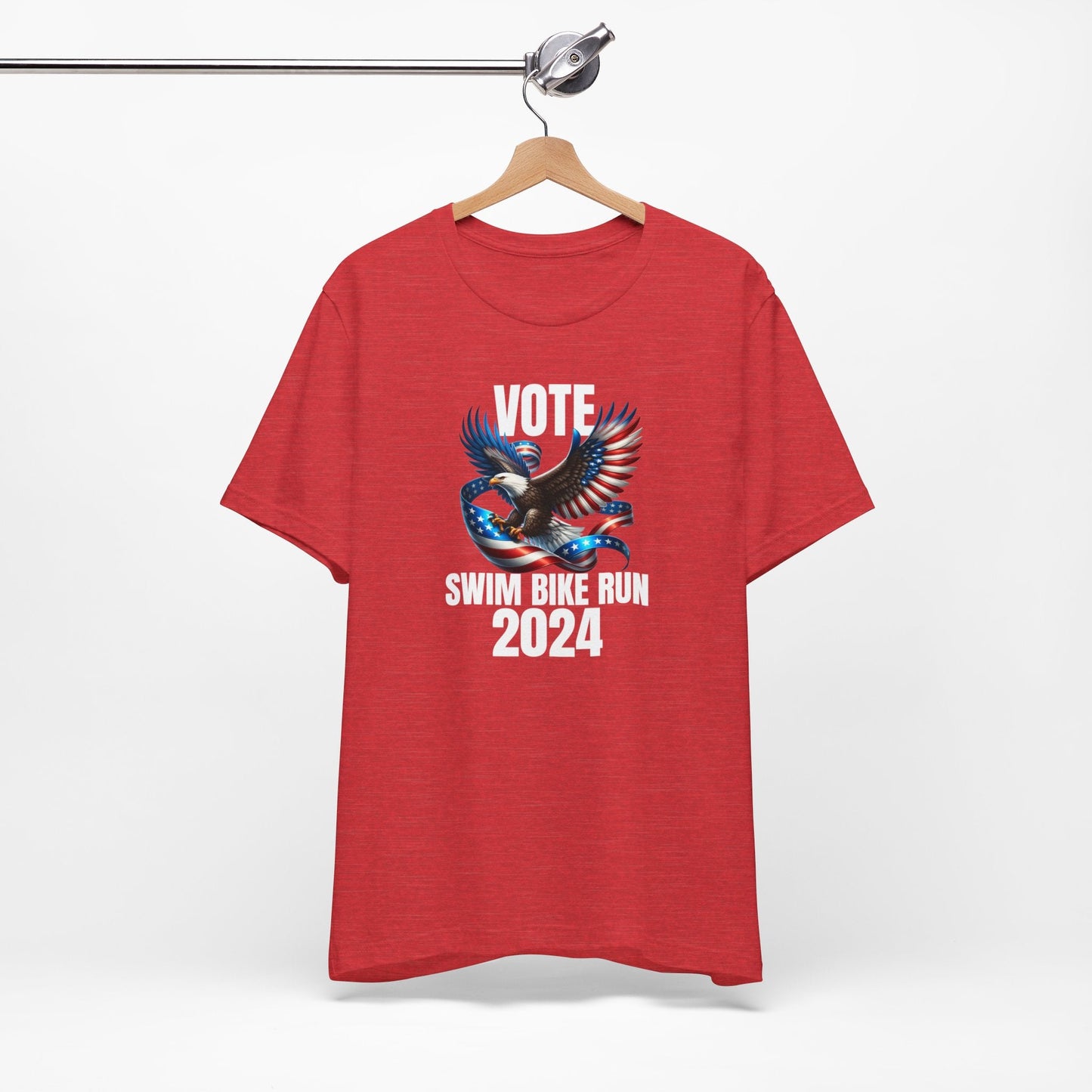 Vote 2024 Swim Bike Run - Unisex Tee - Forward Gear Athletics