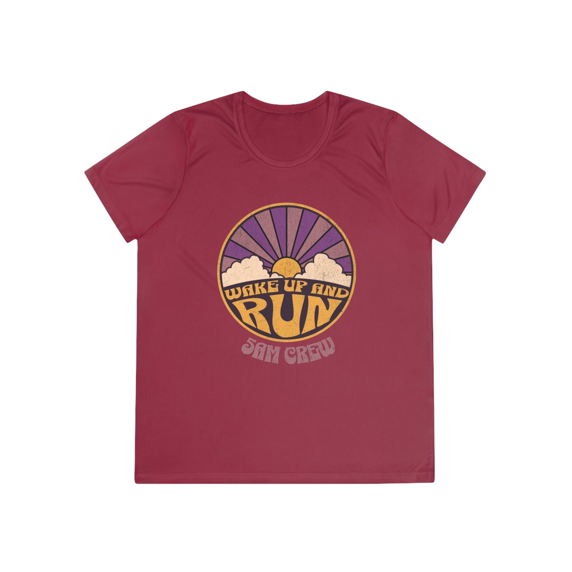 Wake Up and Run - 5am Crew - Ladies - Fit Competitor Tee - Forward Gear Athletics