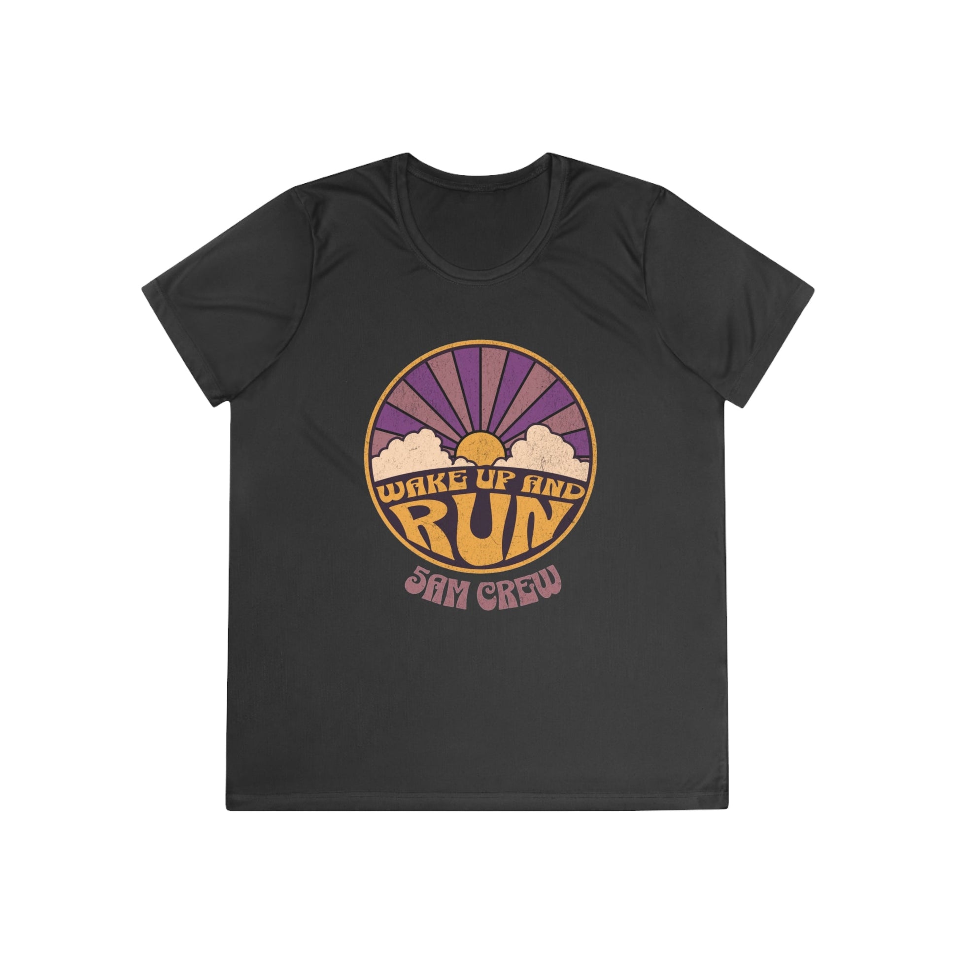 Wake Up and Run - 5am Crew - Ladies - Fit Competitor Tee - Forward Gear Athletics