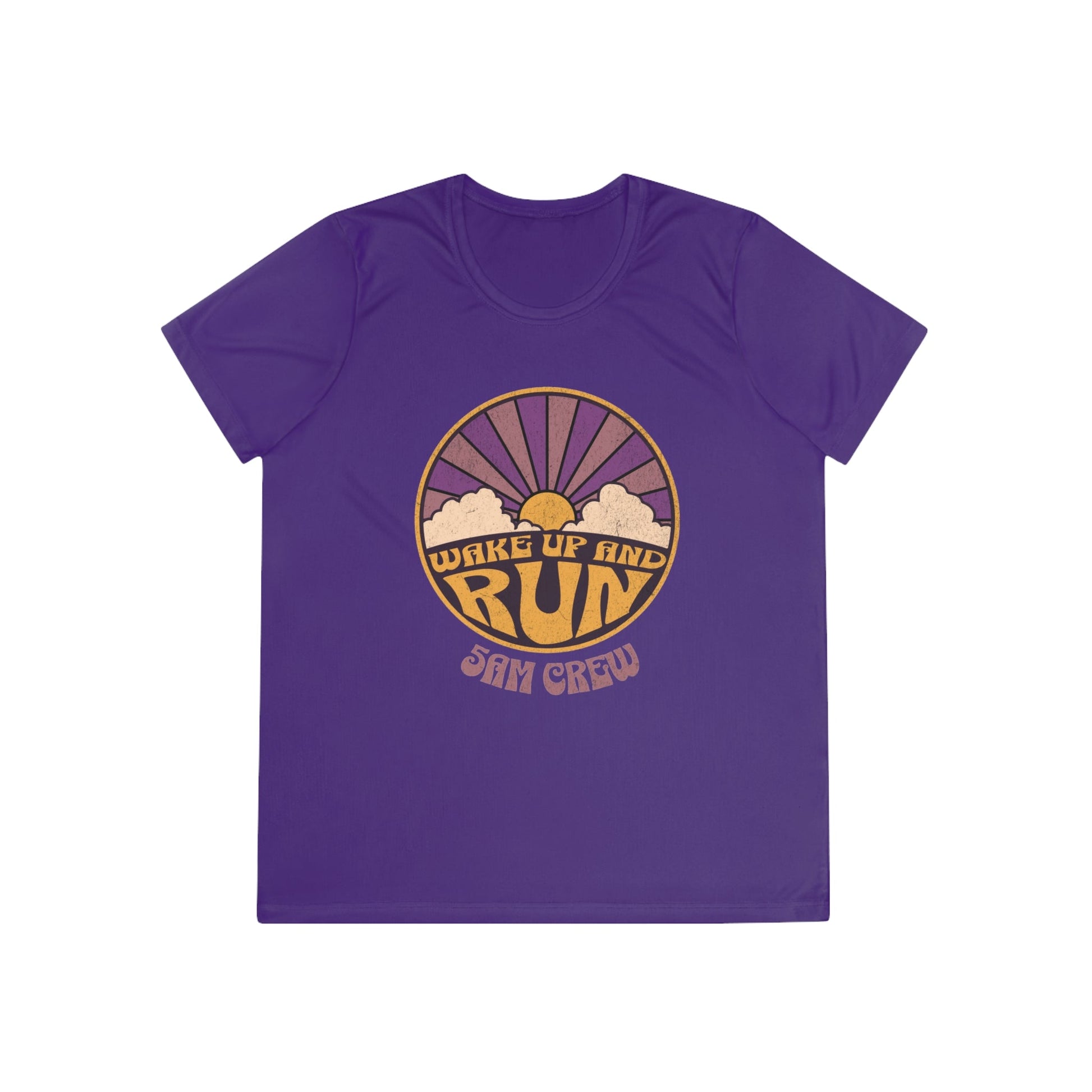 Wake Up and Run - 5am Crew - Ladies - Fit Competitor Tee - Forward Gear Athletics