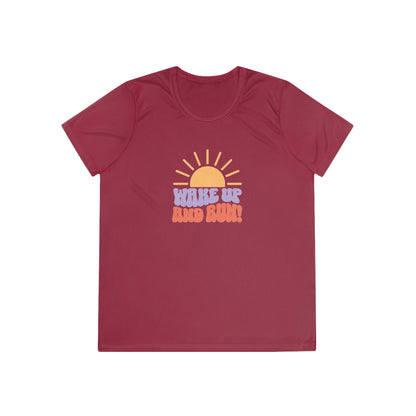 Wake Up and Run - Ladies-Fit Competitor Tee - Forward Gear Athletics