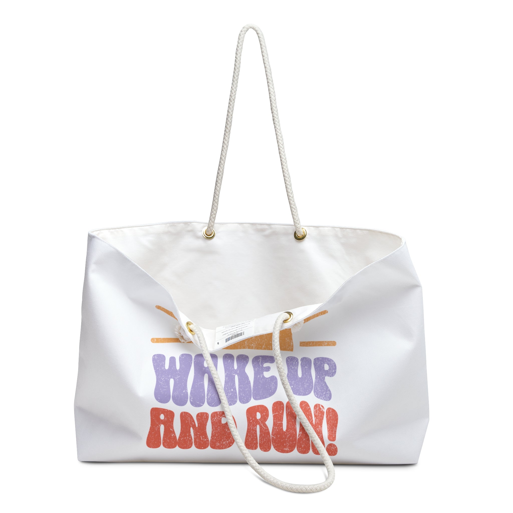 Wake Up and Run - Weekender Bag - Forward Gear Athletics